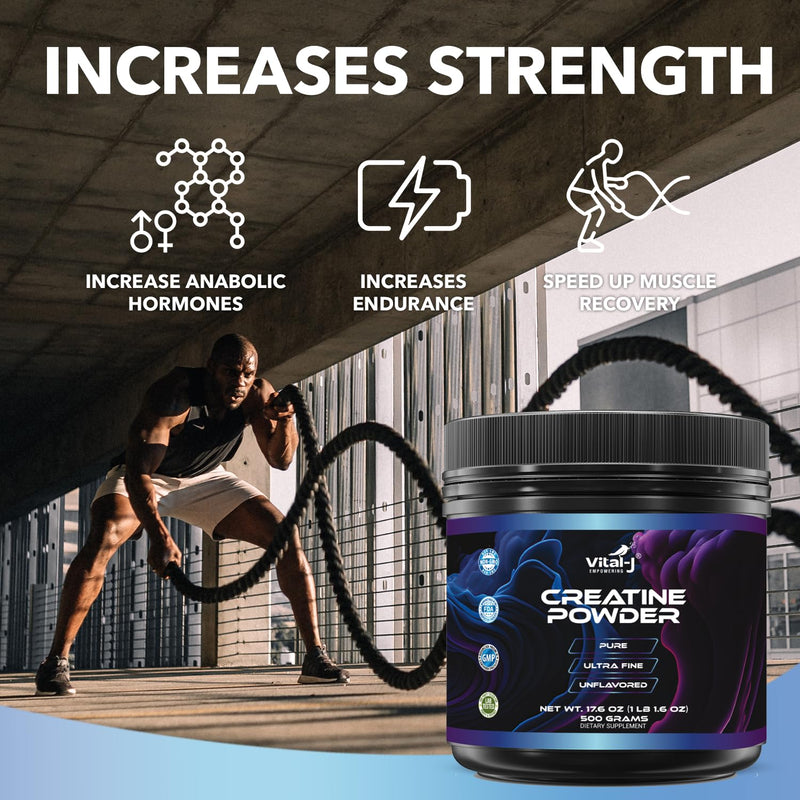 120 Servings Pure Micronized Creatine Monohydrate Powder, Amino Acid Powder - Support Muscles, Cellular Energy and Cognitive Function - Gluten-Free, Unisex, Keto 21.2 Oz