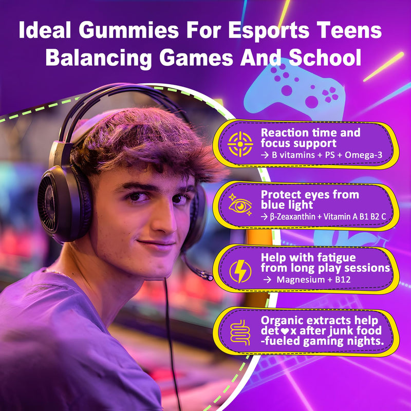 Nextdia Multivitamin Filled Gummies for Teen Boys Girls 12-17, 18, 19, Kids 10+ Multivitamin with Omega 3, Calcium + Magnesium + Zinc, Multi-Minerals for Adolescent 10-19S Brain, Bone, Energy, Immune 60 Count (Pack of 1)