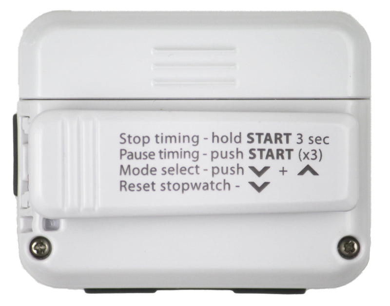 Gymboss Interval Timer and Stopwatch - White/Gray Gloss - BeesActive Australia