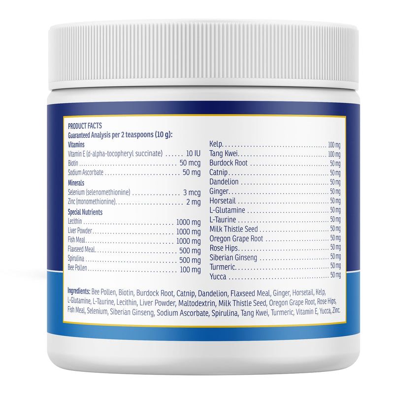 Rx Vitamins Nutritional Support - A Combination of Essential Vitamins, Minerals, & Other Beneficial Compounds for Dogs and Cats - 9.07oz New Label