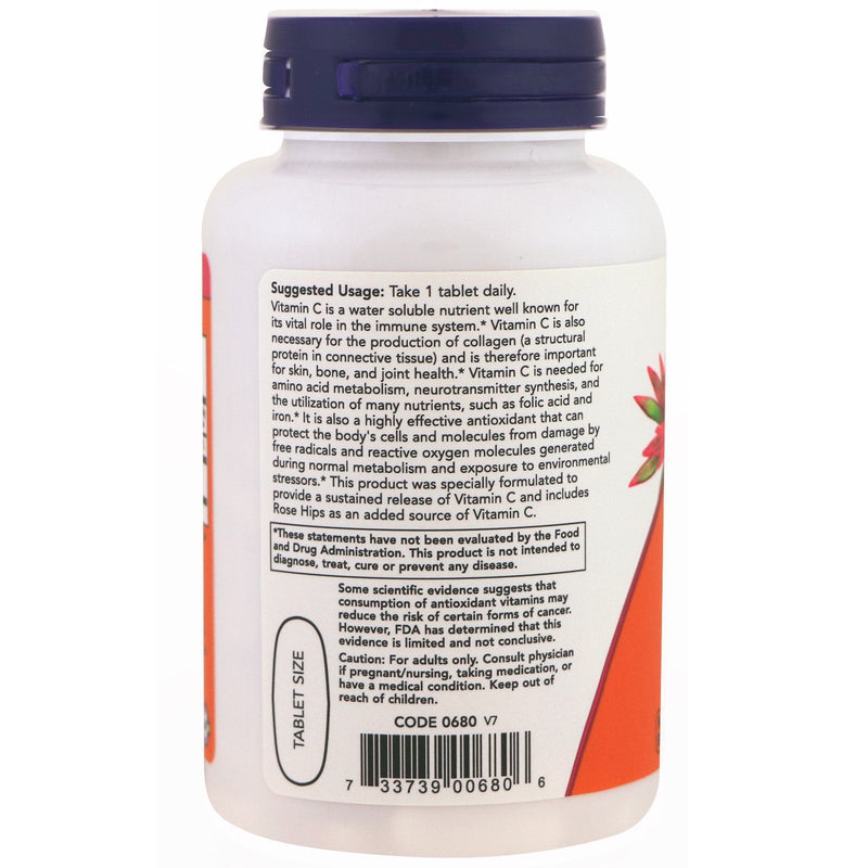 Now Foods Vitamin C-1000 Sustained Release - 100 Tablets 100 Count (Pack of 1)