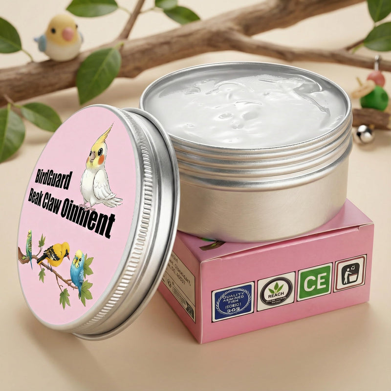 XANADU Bird Ointment - Beak Balm & Claw Moisturizer for Dry, Peeling, Cracked Beaks and Rough Claws | Natural Beak Conditioner for Budgies, Parakeets, Cockatiels, Finches & Lovebirds (Mini Size) Mini Size