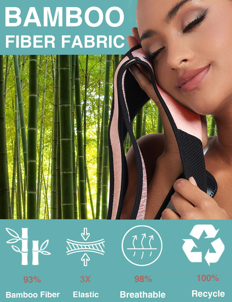 Posture Corrector for Women Men,BI-Straps Back Straightener - Bamboo Fiber Back Brace Posture Corrector - Instant Upper Back Pain Relief Pink M/L - BeesActive Australia
