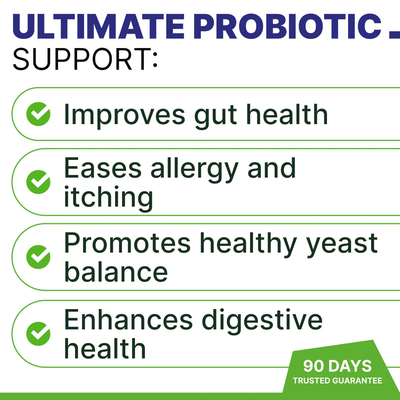 Probiotic, Enzyme, Prebiotic, Dog Chews for Digestive Support - Helps with Stool Consistency, Gas, Constipation, Diarrhea - 120 Chews - Roasted Turkey - BeesActive Australia