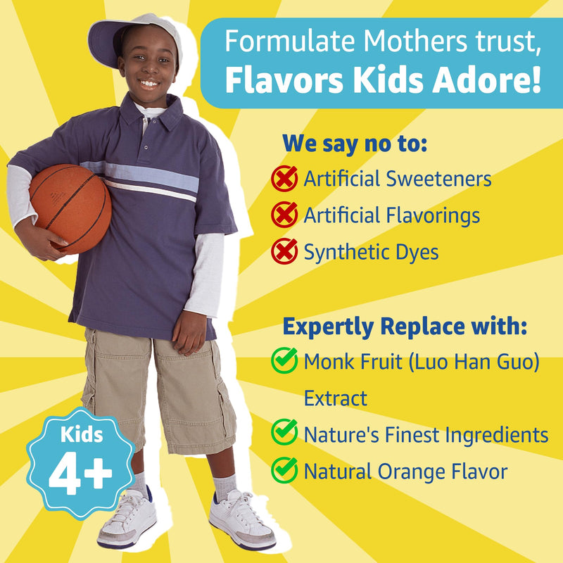 Kids Multivitamin Gummies with Iron, Sugar Free Kids 4+ Methylated Vitamins | Daily Vitamins + Algae Omega 3(DHA & EPA), Probiotics, D3, MethylFolate, B12, B6, Zinc, Biotin, Healthy Growth, Immune, 60 Ct 60 Count (Pack of 1)