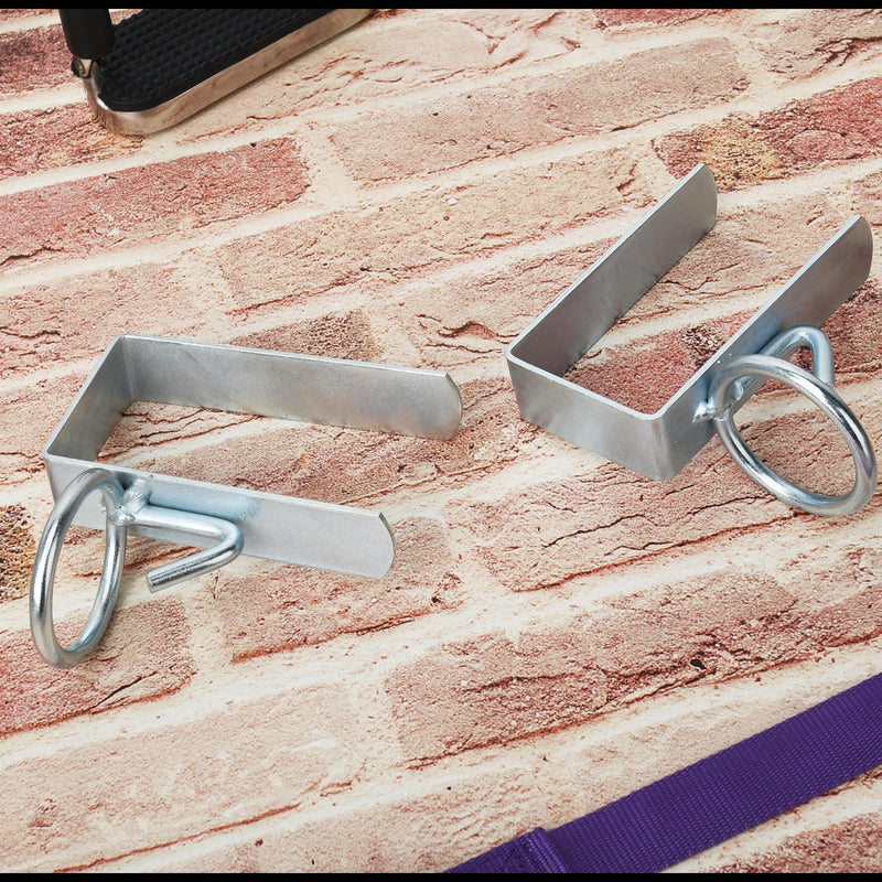2 Pcs Water Bucket Hook Heavy Duty Portable Equestrian Bucket Hooks Hangers for Horse Livestock,Hang on Stall Walls or Doors - BeesActive Australia