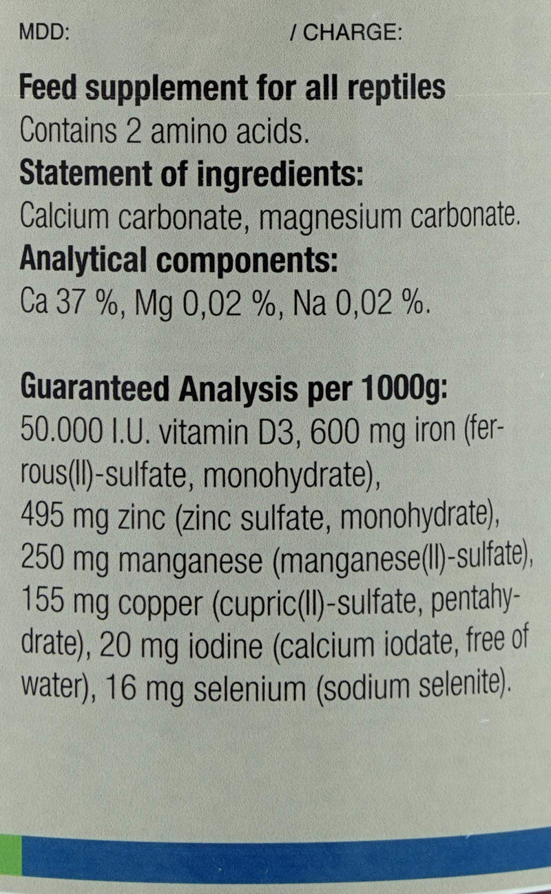 Nekton Rep-Calcium Plus D3 Reptile Supplement, 35gm Fruit 30g / 1.06oz - PawsPlanet Australia