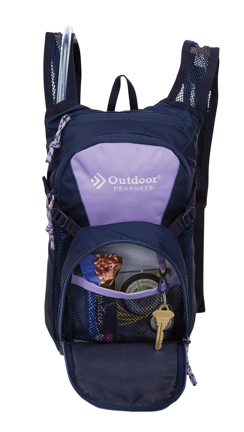 Outdoor Products Tadpole Hydration Pack (Black) (Violet Tulip) Violet Tulip One Size (3.5L Capacity)