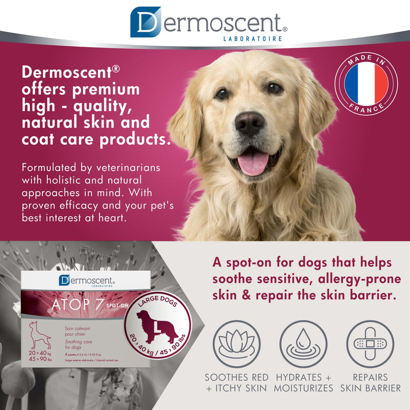 DERMOSCENT Atop7 Spot On for Dogs, Cats, 20-40 kg, Plastic, Not applicable - BeesActive Australia