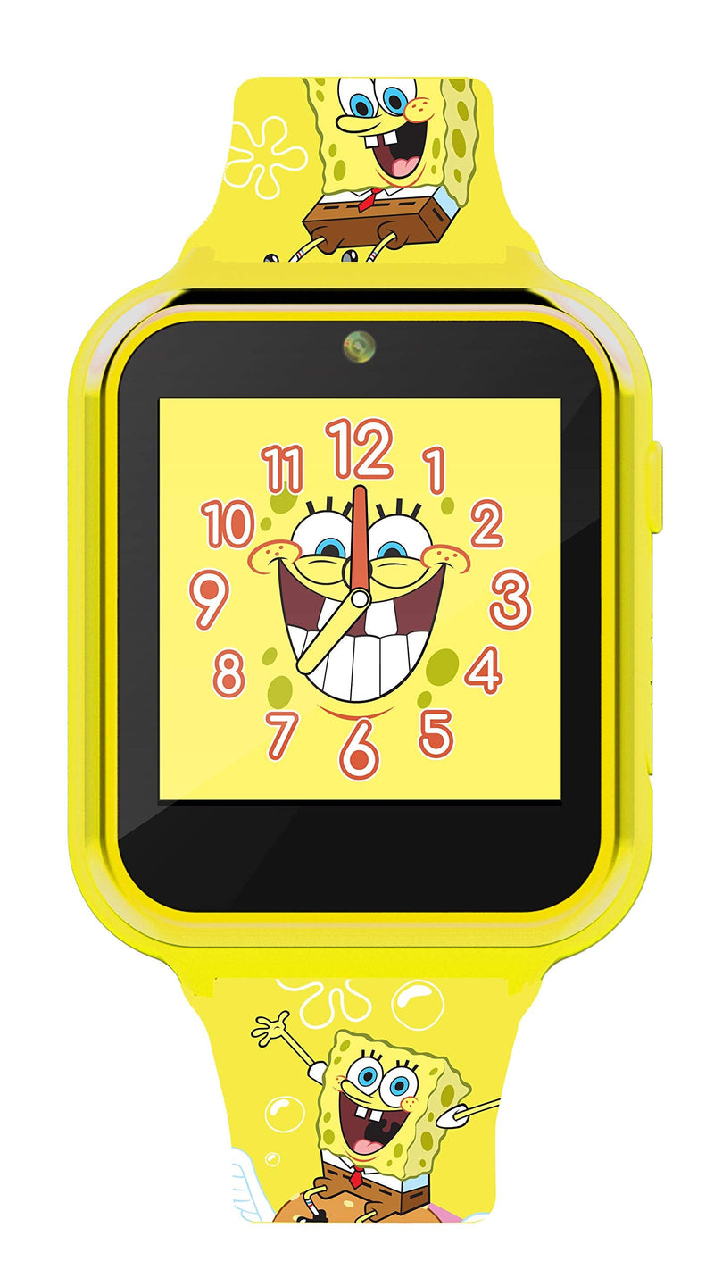 SpongeBob SquarePants Kids Smart Watch Touchscreen with Camera Games Stopwatch Alarm Fitness Tracker Photo Video Recorder – Fits Wrist Sizes 5.5" to 8" - BeesActive Australia