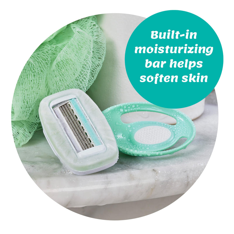 Schick Intuition Go Disposable Travel Razor for Women, 1 Count | Sensitive Skin Razors for Women, Travel Essentials, Womens Disposable Razors with Organic Aloe, Vacation Essentials - BeesActive Australia