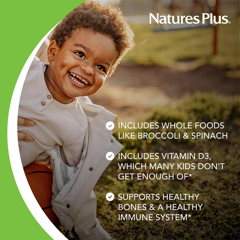NaturesPlus Animal Parade Children's Liquid Multivitamin - Tropical Berry Flavor - 8 fl oz - Whole Food Supplement - Vegetarian, Gluten Free - 16 Servings 8 Fl Oz (Pack of 1)