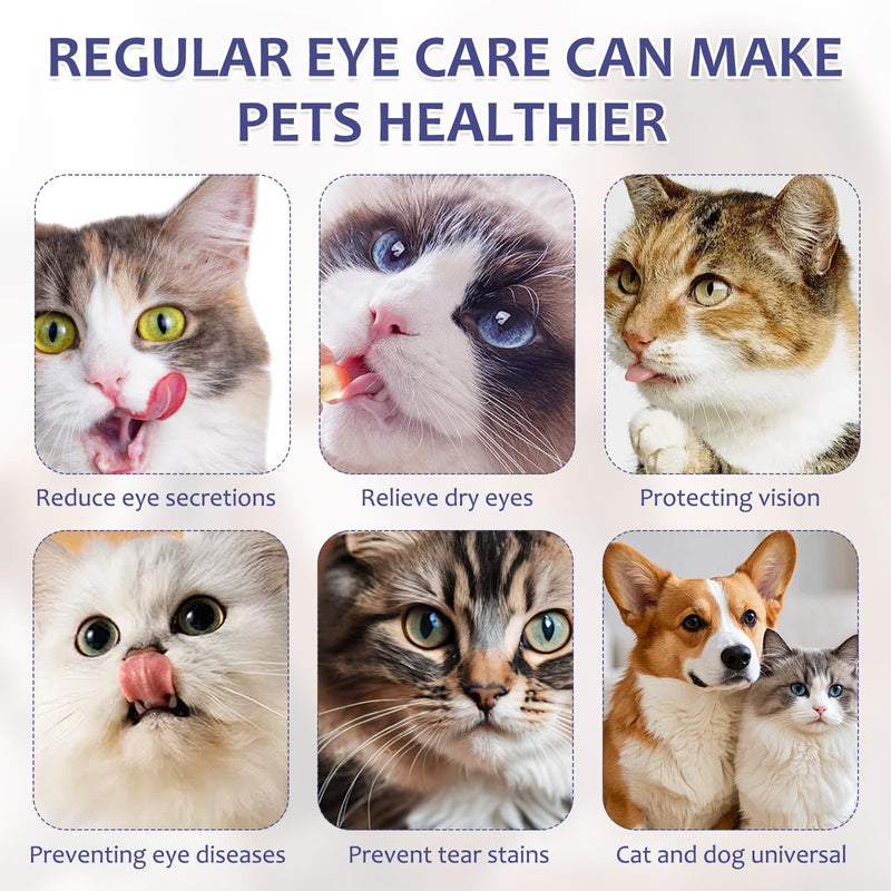 Eye Gel For Cats and Dogs,Soothes, Protects and Moisturizes, Fully Protects Your Pet'S Eyes from Serious Damage