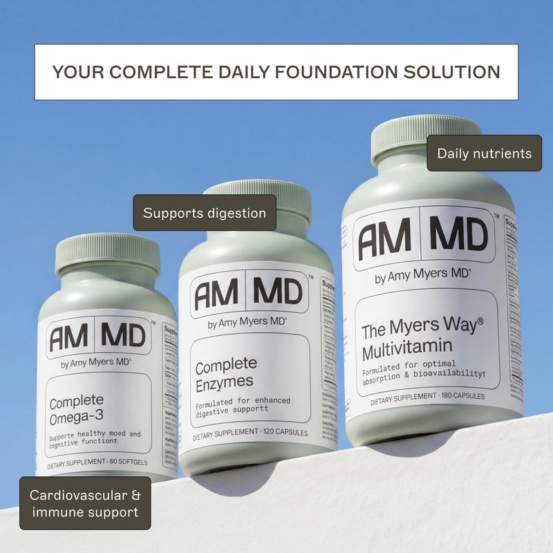 Amy Myers MD The Myers Way Multivitamin - Supports Healthy Immune, Thyroid & Adrenal Function - Gluten-Free, Non-Dairy & Iron Free Healthcare Supplement