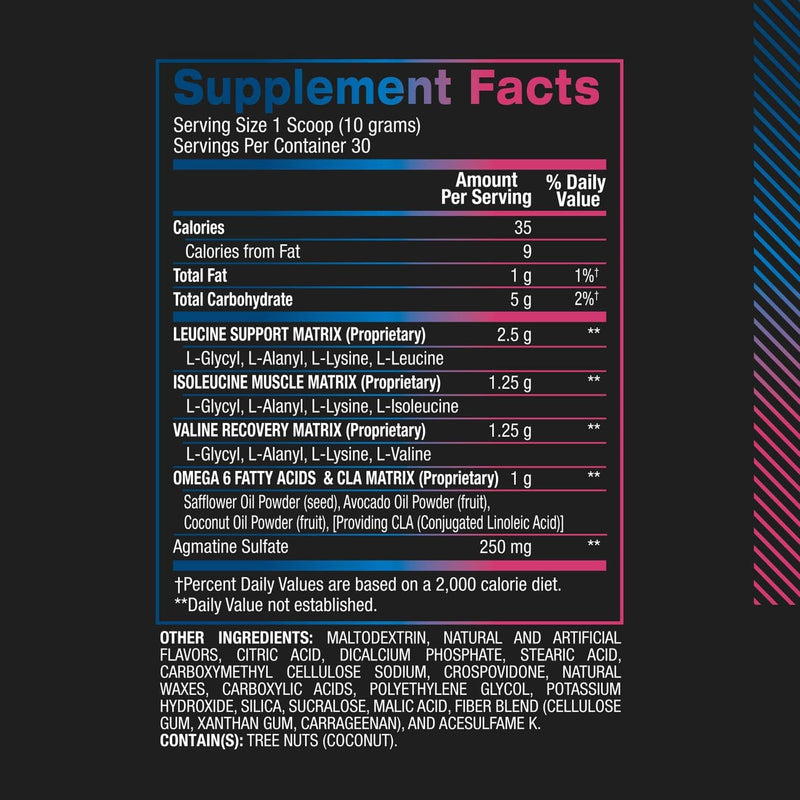 BPI Sports Best BCAA Powder - Muscle Recovery Support - Branched Chain Amino Acids | Building Blocks of Protein and Muscle - Post Workout Recovery ‚Äì Hydration - Blue Raspberry, 30 Servings 10.58 Ounce (Pack of 1) - BeesActive Australia