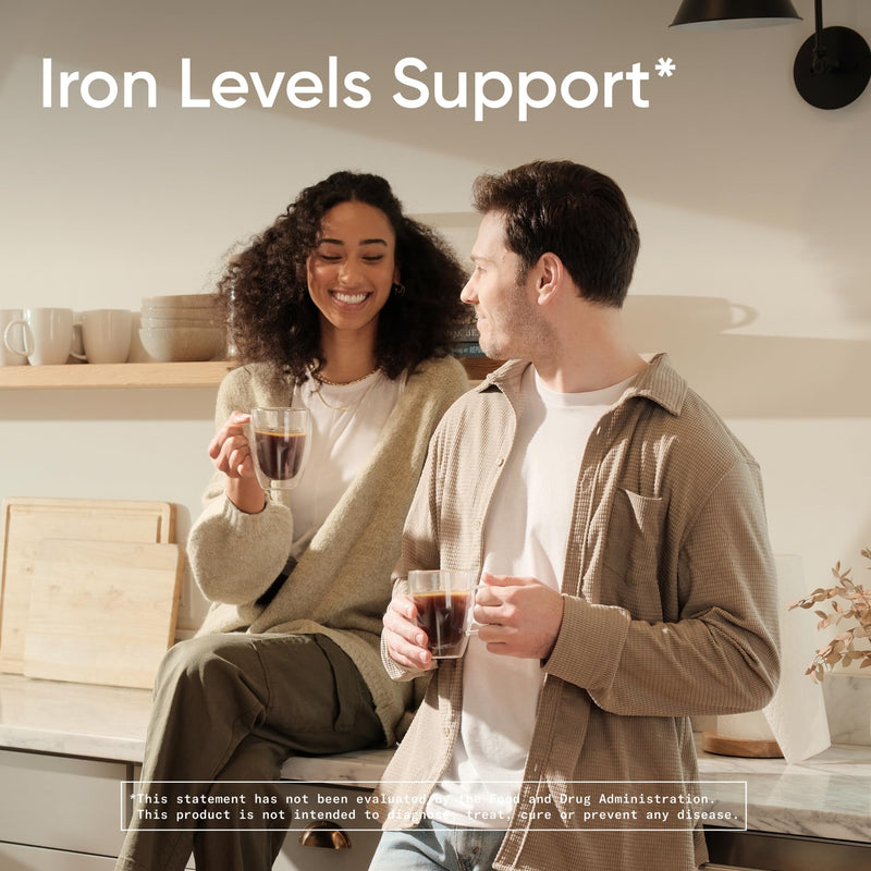 Sports Research® Iron 25mg with Vitamin C, 90 Liquid Capsules | Gentle on Stomach Iron Supplement with Liposomal Vitamin C | Supports Blood Iron Levels | Non-GMO, Vegan, Gluten Free