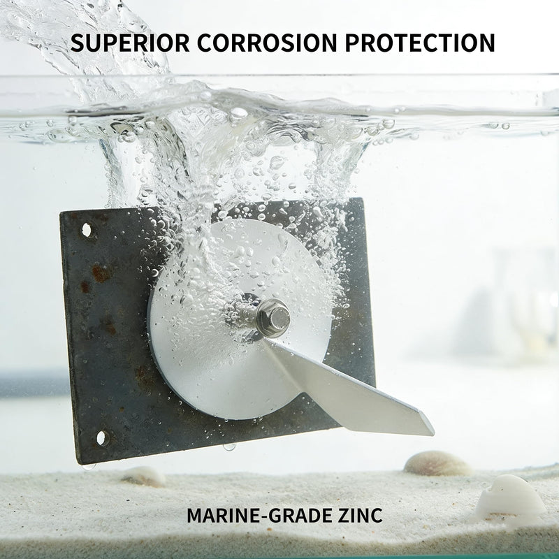 Zinc Trim Tab Anode 17264T2 for Mercury Mariner Force 30-75 HP Outboard Motor Replacement 17264C1 F17264C1 Anti-Corrosion Anode 30-75HP - BeesActive Australia
