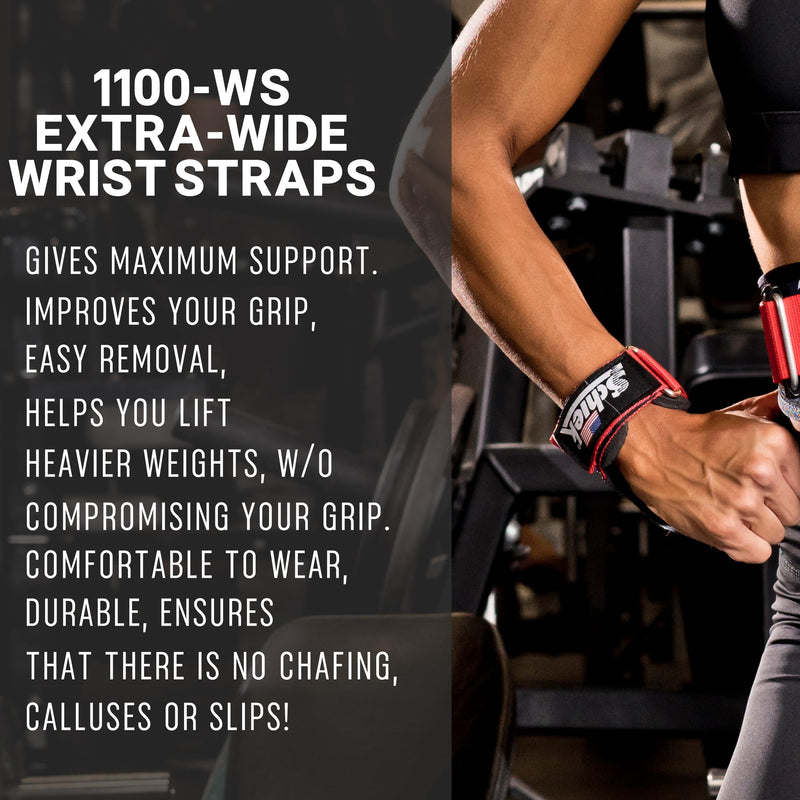 Schiek Sports Model 1100 WS Ultimate Weightlifting Wrist Pink