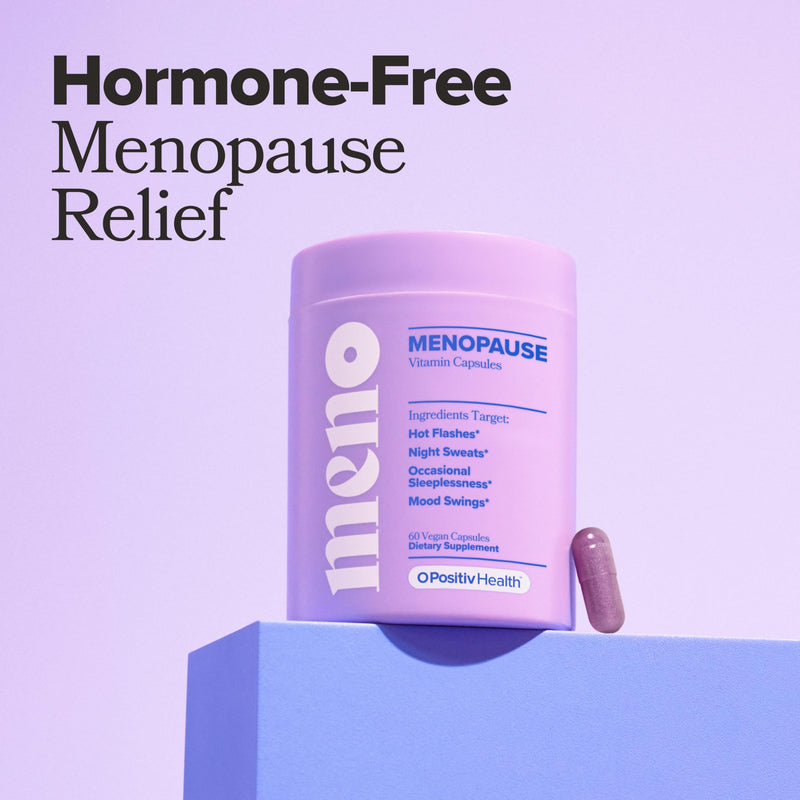 MENO Menopause – Relieve Hot Flashes & Night Sweats – 60-Day Supply Menopause Vitamins (Pack of 1)
