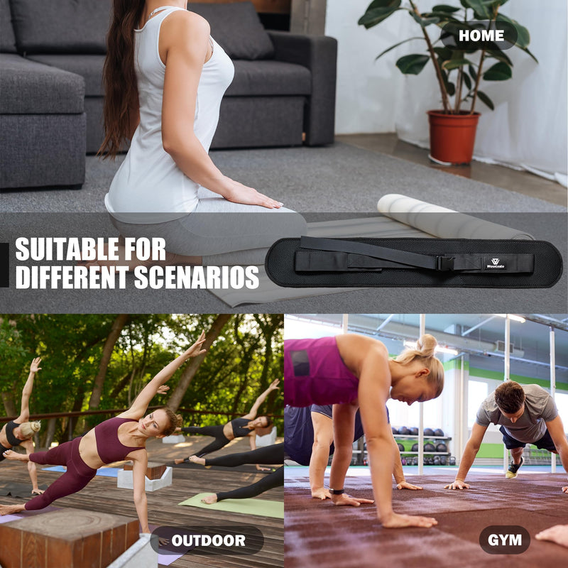 Hip Thrust Belt, Fully Upgraded Hip Thrust Belt for Dumbbells, More Comfortable Hip Thrust Belt, Home Gym Hip Thrust Belt with Wider and Longer Anti-Slip Pads. Black Pro - BeesActive Australia