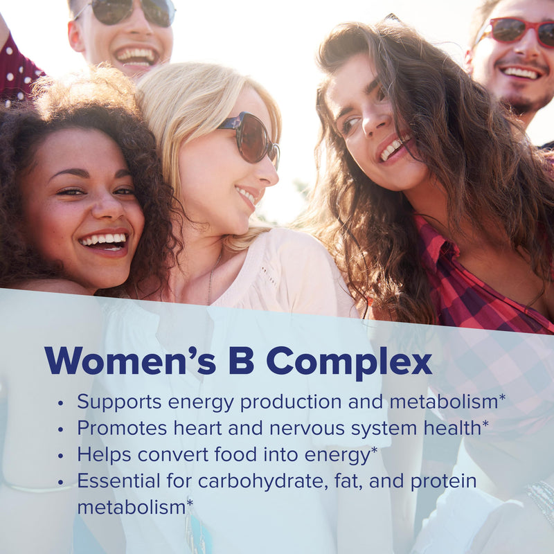 Superior Source Women?s B Complex - Energy Support Supplement for Women - Multivitamin with Vitamin B12, Vitamin B3 & More - B Vitamin Supplement Aids Heart Health - 60 Sublingual Dissolving Tablets Women’s B Complex