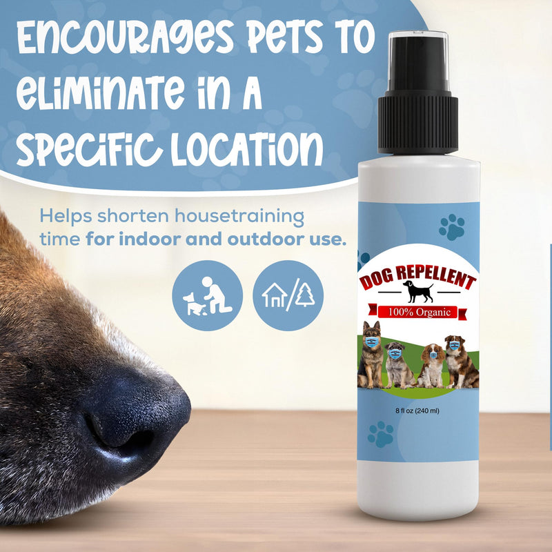 Organic Sprays - Trains Your Pet Where Not to Urinate, No More Marking, No Chew Spray for Puppies, Anti Chew Spray, Help stop unwanted dog behavior, Made in The USA, 8 oz 8 Fl Oz - BeesActive Australia