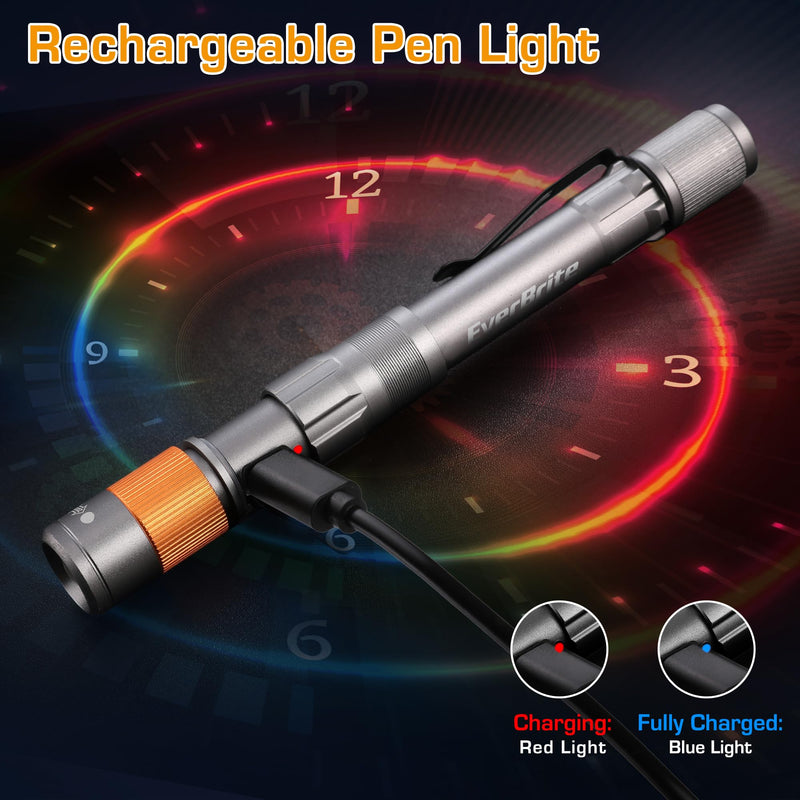 EverBrite Rechargeable Pen Light and Rechargeable Headlamp