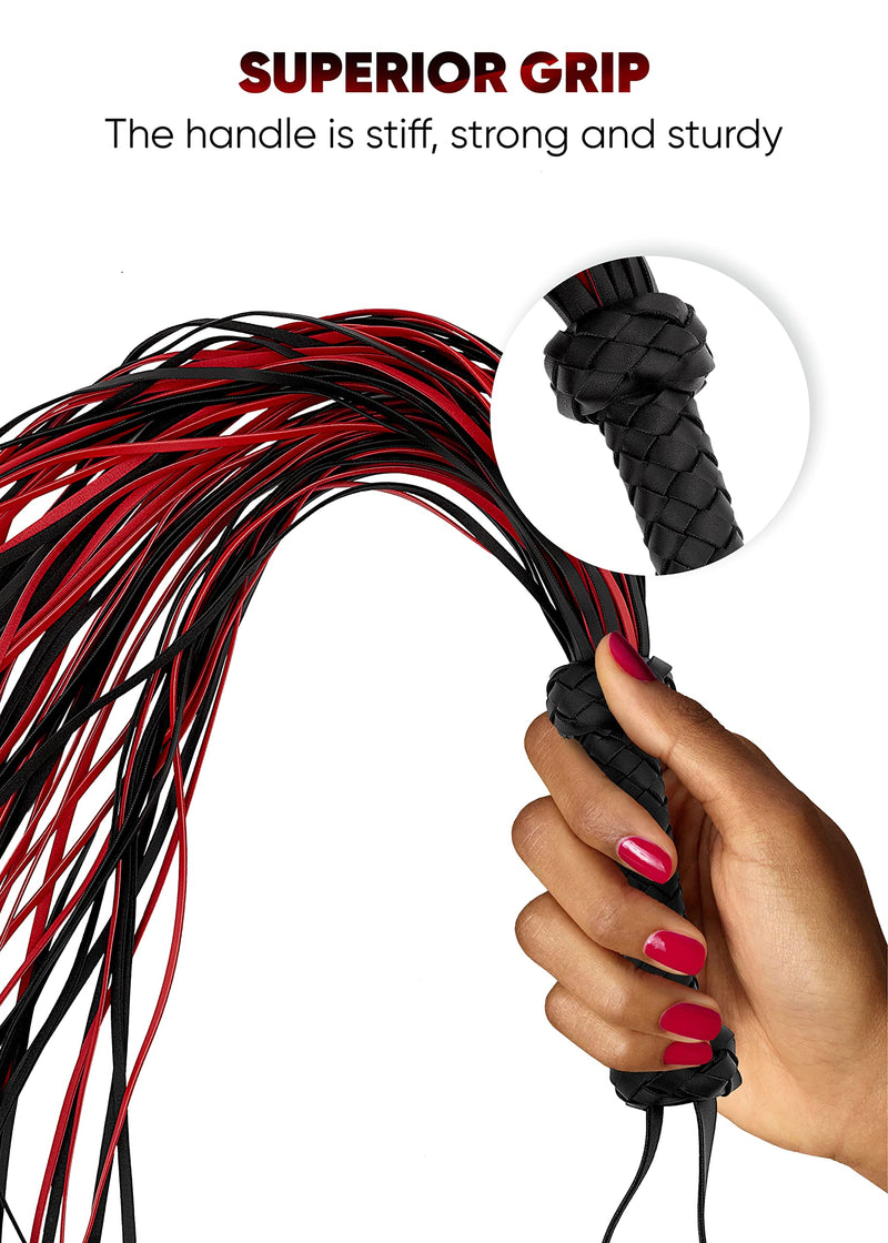 Whips Sex Flogger 30'' Paddle BDSM Adults Games Sex Paddle for Couples BDSM Whip Adults Sex Toys SM Flogger Spanking Sex - BeesActive Australia