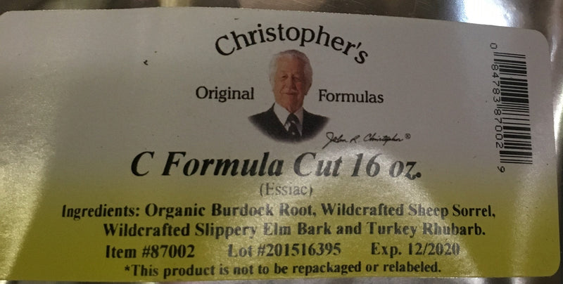 Christopher's Original Formulas Essiac-C Formula Cut 16 OZ