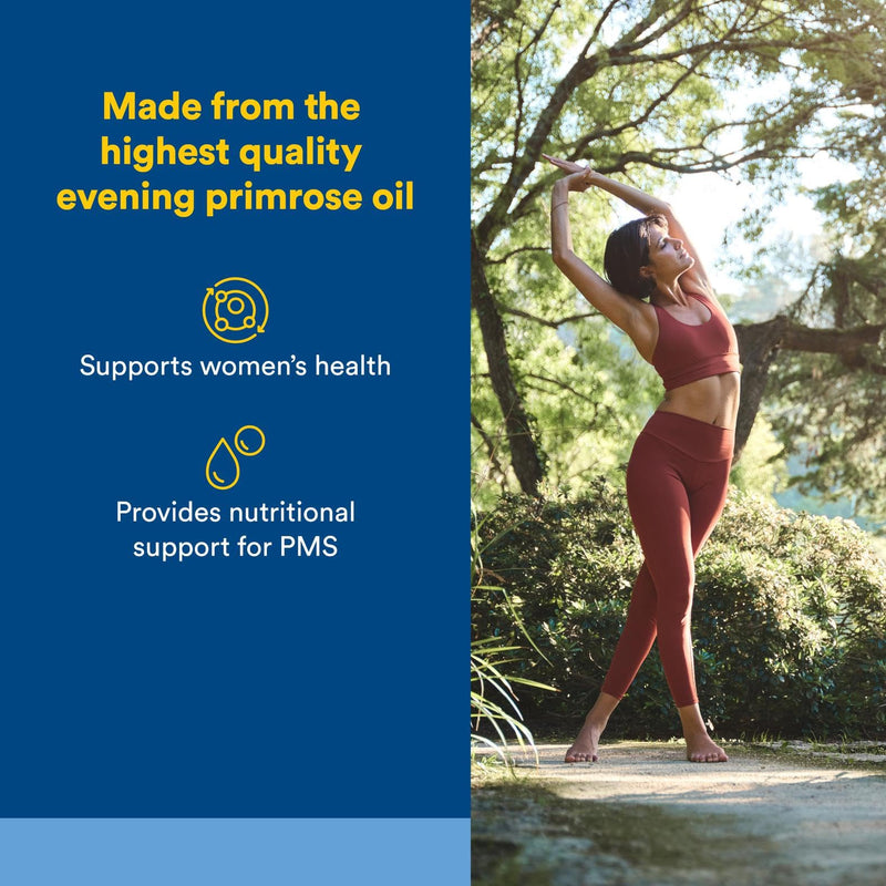 Omega Factors by Natural Factors, Ultra Prim Evening Primrose Oil, Promotes Women's and Immune Health with Omega-6 GLA, 240 softgels (240 servings)