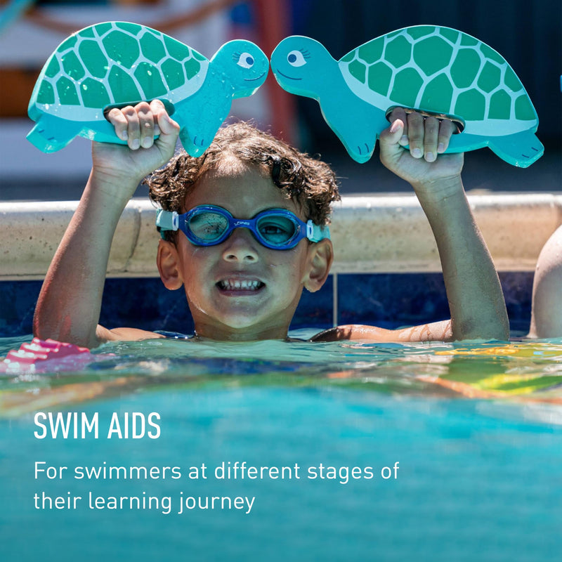 FINIS Floatie Friends Hand Float Learn-to-Swim Aids for Children - Turtle (Set of 2) - BeesActive Australia