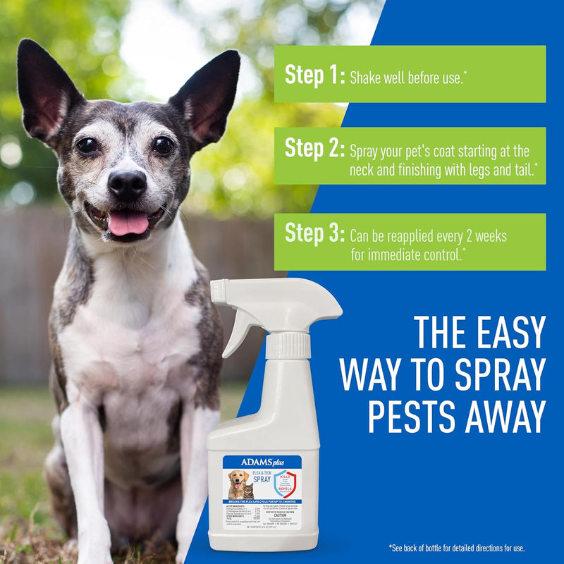 Adams Plus Flea & Tick Spray 8 fl oz - BeesActive Australia