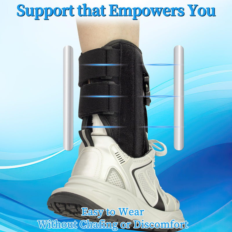 Hiball Afo Foot Drop Brace for Walking, Adjustable Drop Foot Brace with Shoes, Ankle Foot Orthosis for Men & Women, Improve Walking Gait, Prevent Falls and Injuries, Foot Up Splint for Ankle Support
