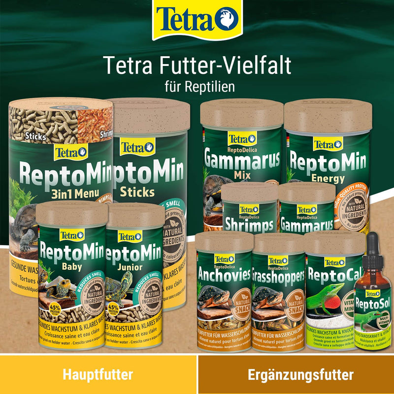 Tetra ReptoSol (high-quality liquid vitamin supplement food for all reptiles, multivitamin preparation, nutritional supplement increases resistance), 50 ml bottle - BeesActive Australia