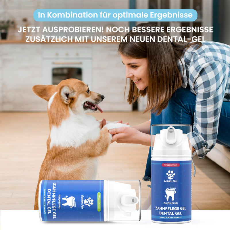TEST RATING VERY GOOD - Dental spray for dogs and cats 200 ml - dental care dental spray against bad breath and to prevent tartar - teeth cleaning and tartar removal 100% natural Golden Pets - BeesActive Australia
