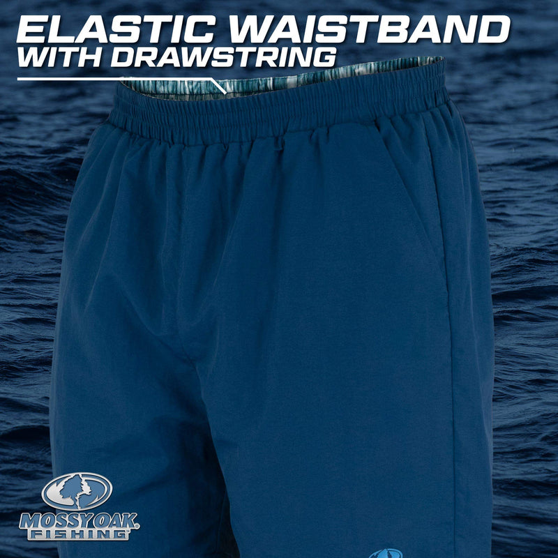 Mossy Oak Men's Fishing Shorts for Men, Swim Trunks X-Large Navy - BeesActive Australia