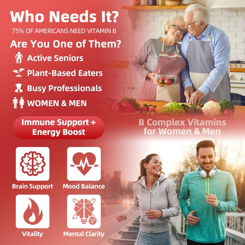 GREENPEOPLE Methylated Vitamin B Complex Liquid, Vegan, 2 Pack Raspberry | Methyl B12 & L-Methyl Folate with 6 Active B Vitamins, Magnesium, Ashwagandha for Energy Metabolism, Immune & Cognitive 2 Fl Oz (Pack of 2)