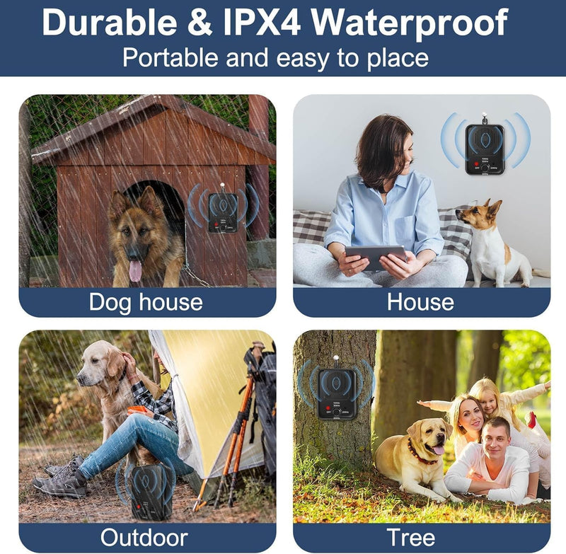 Anti Barking Device Ultrasonic Dog Barking Control Device | Dog Barking Deterrent, Indoor & Outdoor, For Dogs