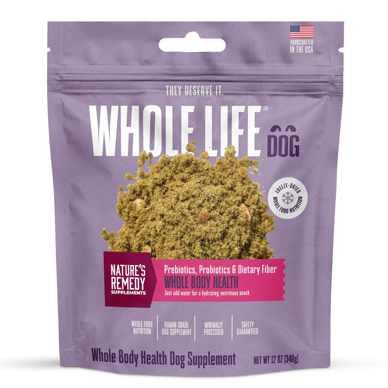 Whole Life Dog Whole Body Health Supplement for Dogs, Vitamins & Supplements for Healthy Skin, Immune Support, Probiotics & Hydration - Food Supplement for Everyday Wellness - 90 Servings
