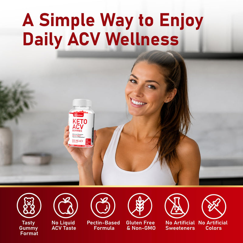 Keto Apple Cider Vinegar ACV Gummies | Weight Loss Belly Fat Support Healthy Digestion Metabolism ACV Supplement with the Mother - Advanced Weight Management 60 Count (Pack of 1)