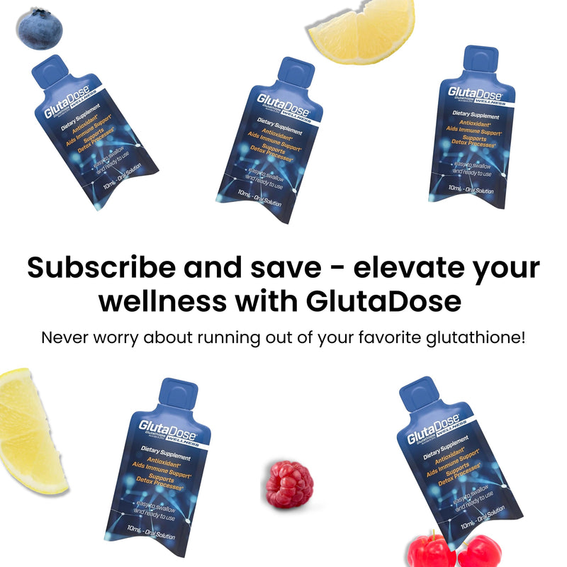 Liquid Glutathione Supplement, Lemon Berry Flavored Acerola Energy Booster w/Zinc, Daily Vitamins & Minerals, Zero Sugar Formulation, Everyday Auto-Immune Support for Adults, 0.34 fl oz, Pack of 30 Berry lemonade 0.34 Fl Oz (Pack of 30)