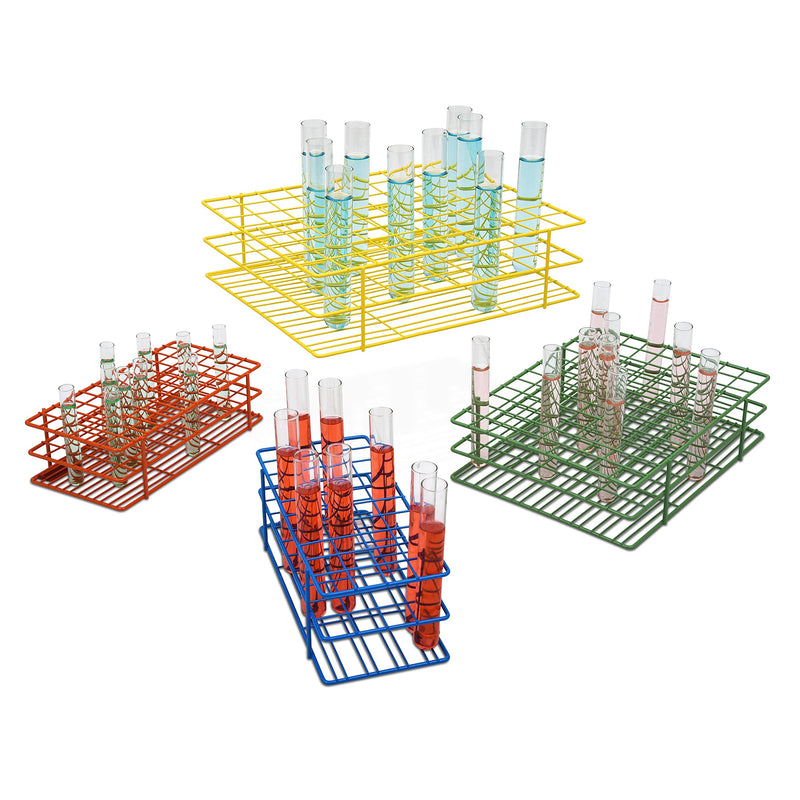 SP Bel-Art Poxygrid Test Tube Rack; For 16-20mm Tubes, 80 Places, Blue (F18764-0001) Made in USA - BeesActive Australia