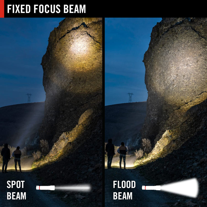 Coast WPH34R 2000 Lumen Waterproof Ultra Bright IP68 USB Rechargeable-Dual Power Headlamp, 6 Modes with Spot and Flood Beams, Black/Grey - BeesActive Australia