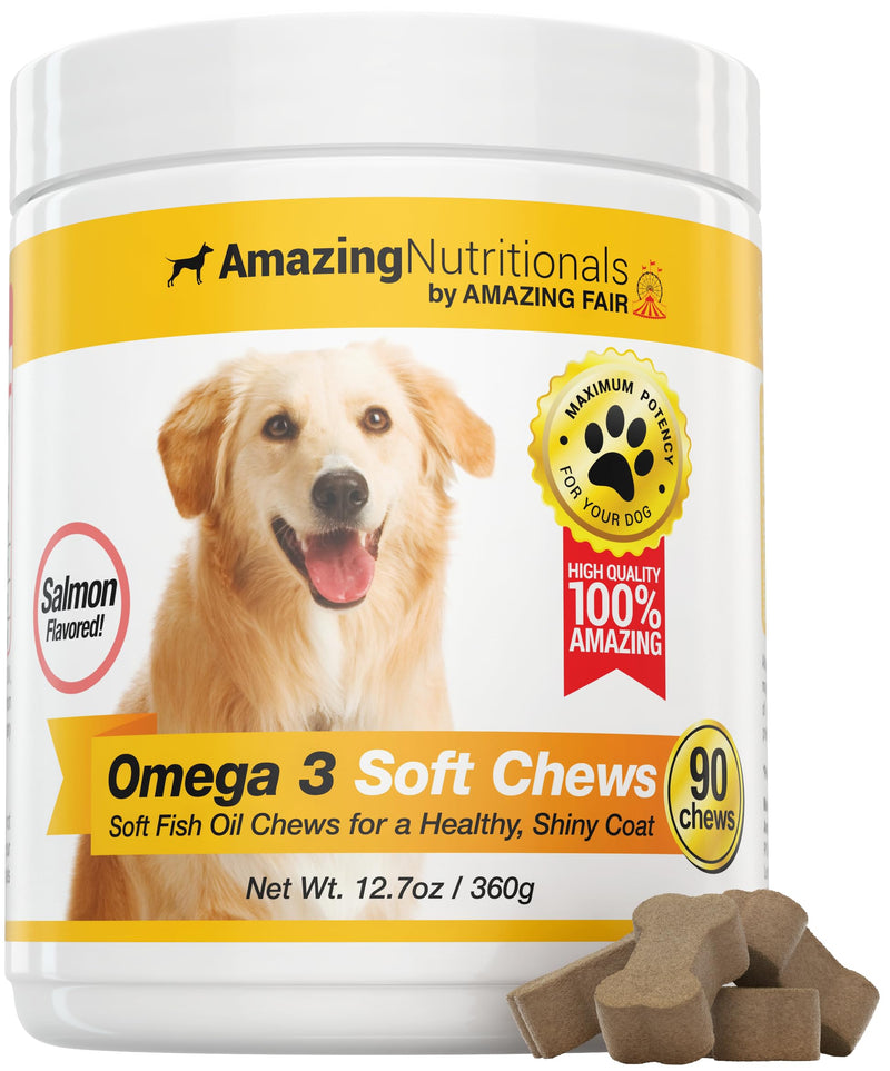 Dog Skin and Coat with Probiotics for Dogs Joint Digestive Bundle - Omega 3 for Dogs Itchy Skin Relief for Dry Skin, Hot Spots and Shedding, Eliminates Joint Pain, Gas and Diarrhea Elimination