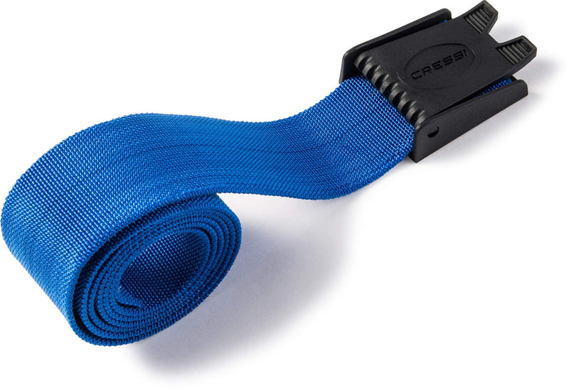 Cressi Nylon Weight Belt with Hard Plastic Buckle for Freediving and Spearfishing- Kos - Designed in Italy by Cressi Blue - BeesActive Australia