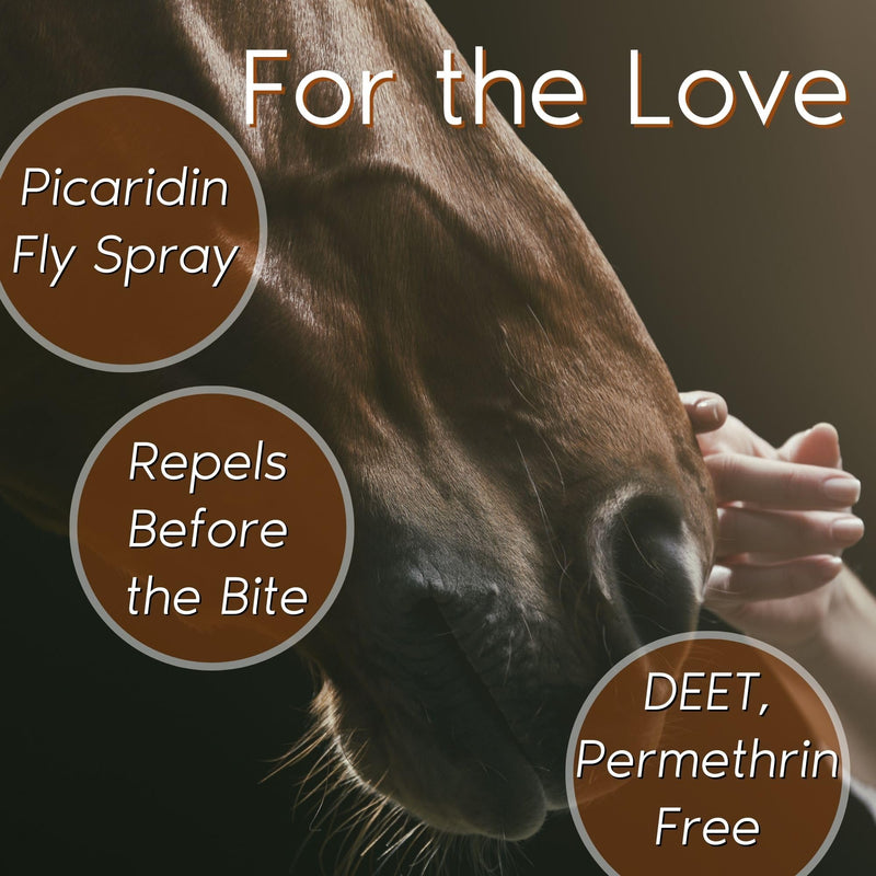 Zone Protects Horse & Rider Picaridin Insect Repellent – 10 oz Continuous Spray (Non-Aerosol), DEET-Free, 12-Hour Protection, Light Fresh Scent, Repels Flies, Horse Flies, Gnats, Mosquitoes