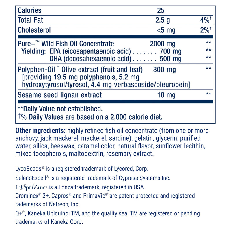 Life Extension Comprehensive Nutrient Packs Advanced, 30 Packets | Curcumin, Fish Oil, Multivitamin & CoQ10, On-the-Go Packets, Gluten-Free & Non-GMO