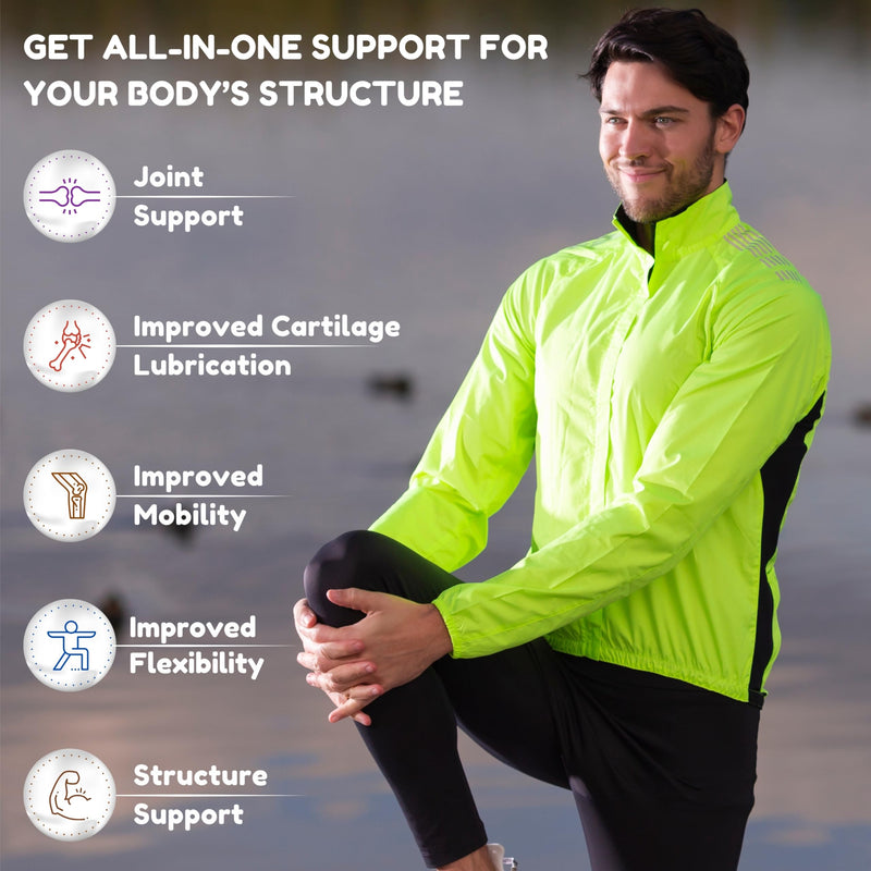 SHIFAA NUTRITION Halal Joint Support Supplement for Men & Women. Glucosamine Chondroitin MSM for Mobility, Cartilage Repair & Joint Comfort, Back & Knee Pain Relief. Non-GMO, Gluten-Free. 135 Capsules 135 Count (Pack of 1)