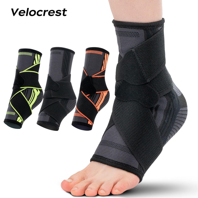 Unisex Ankle Brace with Compression Support Sleeve – Pain Relief for Sprains, Swelling, and Arthritis – Perfect for Athletes, Runners, Hikers, and Everyday Support. Medium Black - BeesActive Australia
