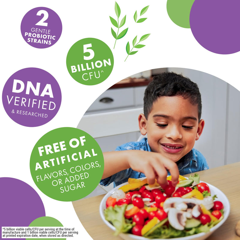 BlueBonnet Nutrition Rainforest Animalz Kids Probiotic 5 Billion CFU | Digestive & Immune Health; Non-GMO